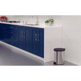 Lixeira com Pedal New em Aço Inox com Acabamento Polido 12 L - Tramontina 